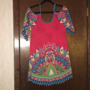 Flying tomato dress COLD SHOULDER